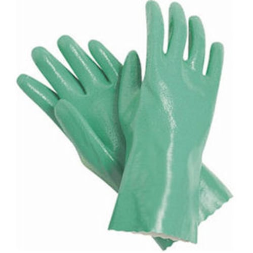 MCR Safety 9782XL Predaknit® Nitrile Coated Work Gloves Full Rough Nitrile Coating Soft Interlock Lining Treated with ActiFresh® 12 Inch Gauntlet Cuff (1 DZ)