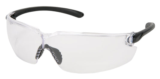 MCR Safety BL010 BL1 Series Safety Glasses with Clear Uncoated Lens Dielectric Option, No Metal Pieces Extremely Lightweight Glasses (1 Pair)