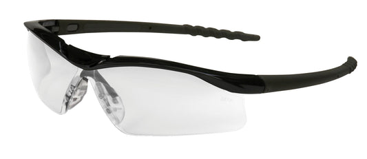 MCR Safety DL110AF DL1 Series Safety Glasses with Clear Lens UV-AF Anti-Fog Coating Soft Clear TPR Nose Piece (1 Pair)