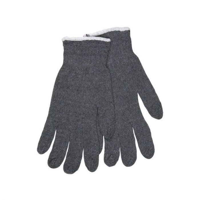 MCR Safety VP9637LM String Knit Work Gloves 7 Gauge Regular Weight Gray Cotton Polyester Vending Packaged (1 Pair)