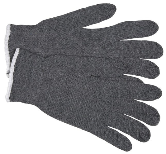 MCR Safety VP9637SM String Knit Work Gloves 7 Gauge Regular Weight Gray Cotton Polyester Vending Packaged (1 Pair)