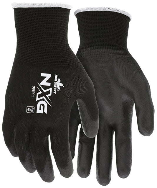 MCR Safety VP9699L Vending Packaged Memphis UltraTech® HPT 15 Gauge Gray Nylon Shell Black HPT Palm  (1 Pair)