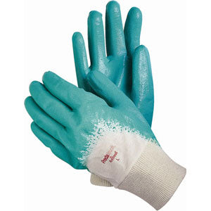 MCR Safety VP9790L Predatouch™ Ultralight Nitrile Coated Work Gloves Palm and Over the Knuckle Coating Knit Wrist and Soft Interlock Lining Treated with ActiFresh® Vending Packaged (1 Pair)