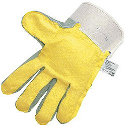 MCR Safety 1702M Big Jake A+ Side Leather Palm Work Gloves 2.75-Inch Safety Cuff Palm Lined with DuPont™ Kevlar® Sewn with DuPont™ Kevlar® Thread (1 DZ)