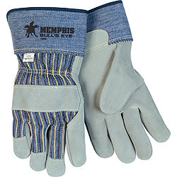 MCR Safety 1900M Sidekick® 'A' Side Split Leather Leather Palm Work Gloves 2.75 Inch Rubberized Safety Cuff Sewn with DuPont™ Kevlar® (1 DZ)