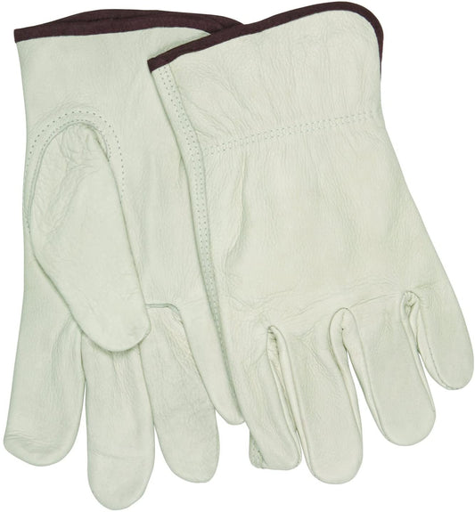 MCR Safety 32113L Leather Drivers Work Glove CV Grade Cow Grain Keystone Thumb (1 DZ)