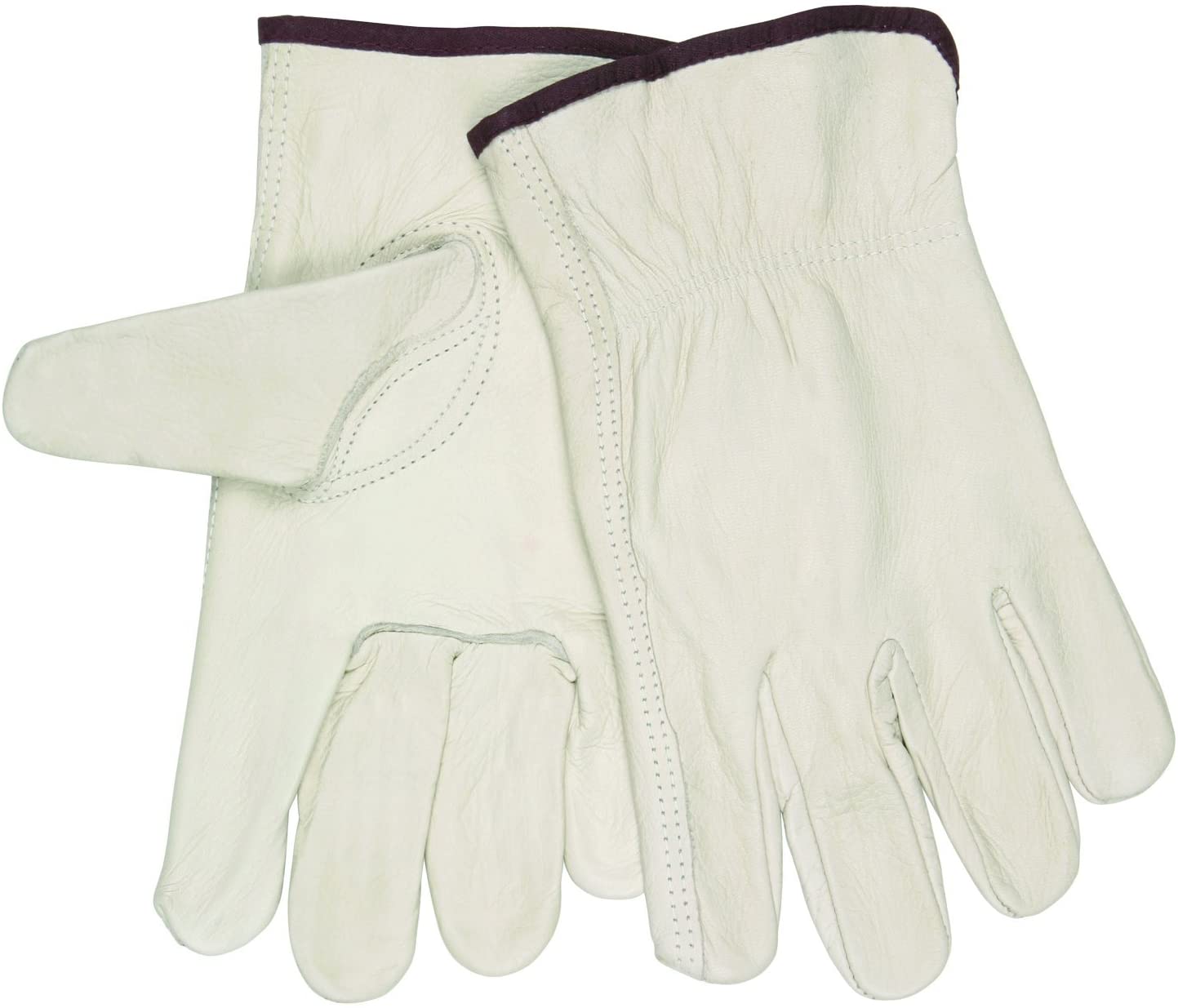 MCR Safety 3213L Leather Drivers Work Gloves CV Grade Grain Cow Grain Keystone Thumb (1 DZ)