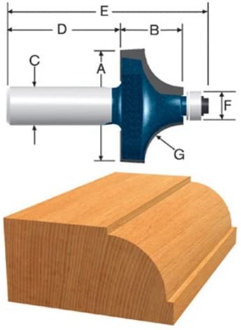 Bosch 85496MC Ct 3/8 Beading W/Bb 2F 1/4S