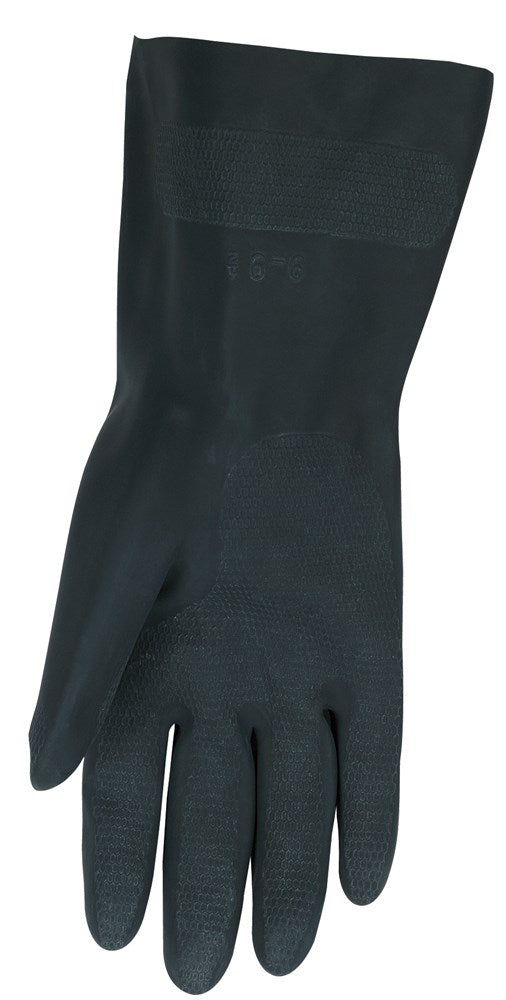 MCR Safety 5435S Black Neoprene Work Gloves Flock Lined 30 mil Thickness 12 Inch Length (1 DZ)