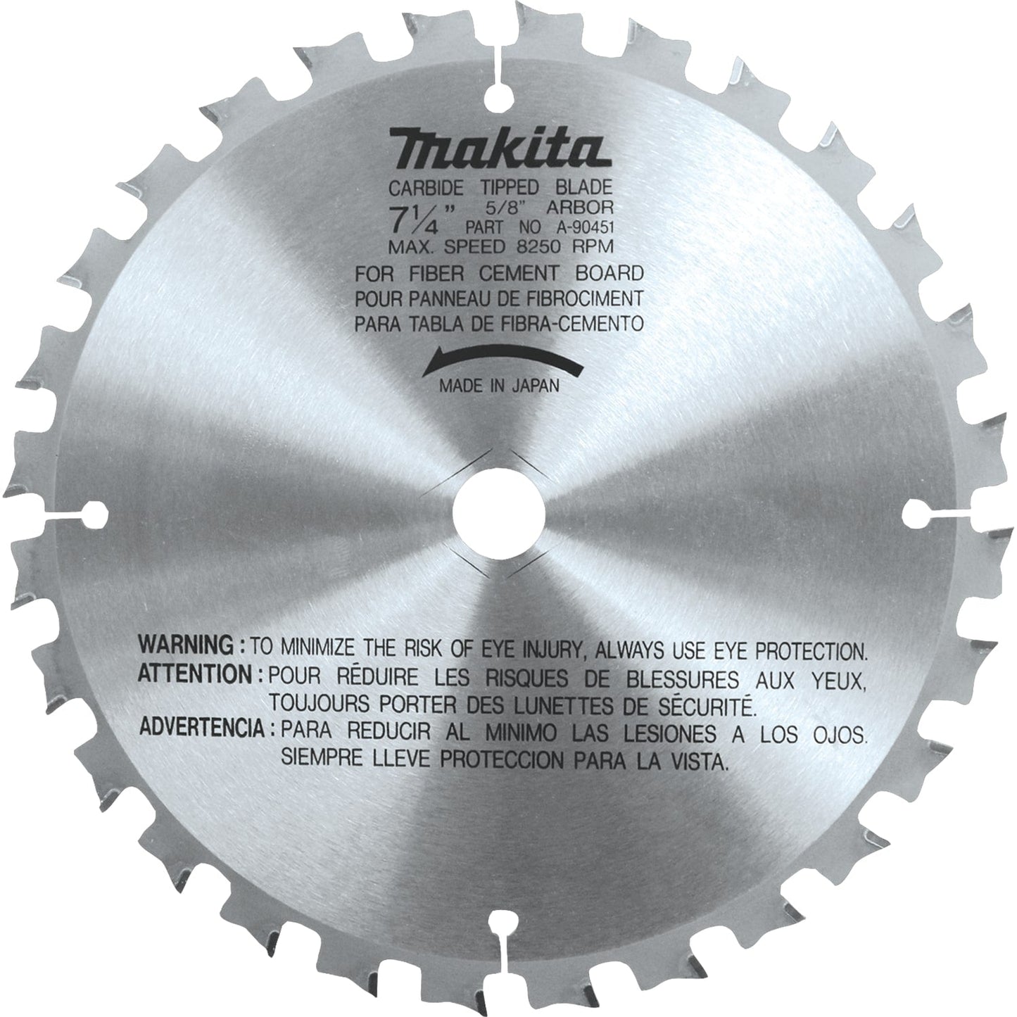 Makita A-90451 7‘1/4" 28T Carbide‘Tipped, Fiber Cement Blade