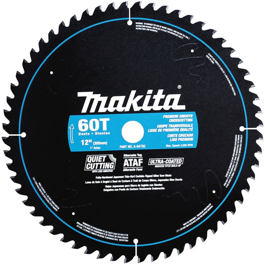 Makita A-94792 12" 60T Ultra‘Coated Miter Saw Blade