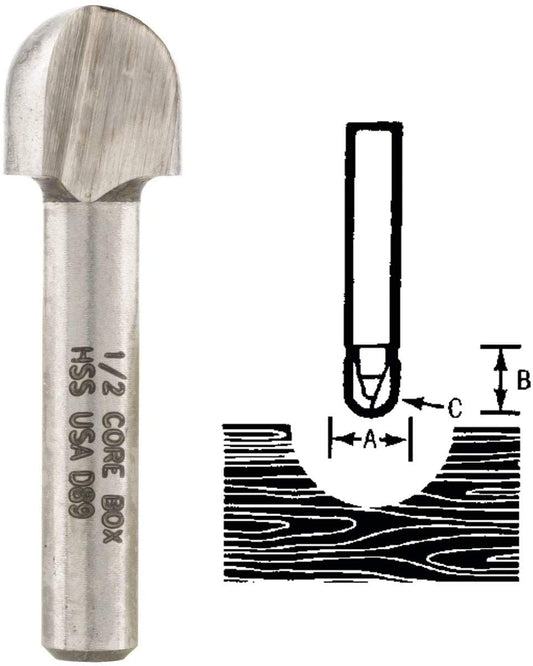 Bosch 23122 Ct 3/8 Corebox 2F 1/4S