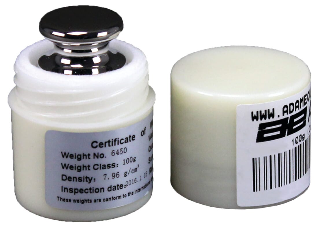 Adam Equipment ASTM 1 - 100g ASTM Weights