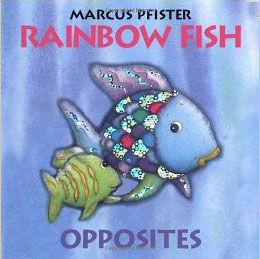 Paradise Clay ING021 Rainbow Fish Opposites - Book