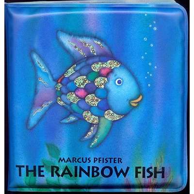 Paradise Clay ING026 The Rainbow Fish Bath Book - Book