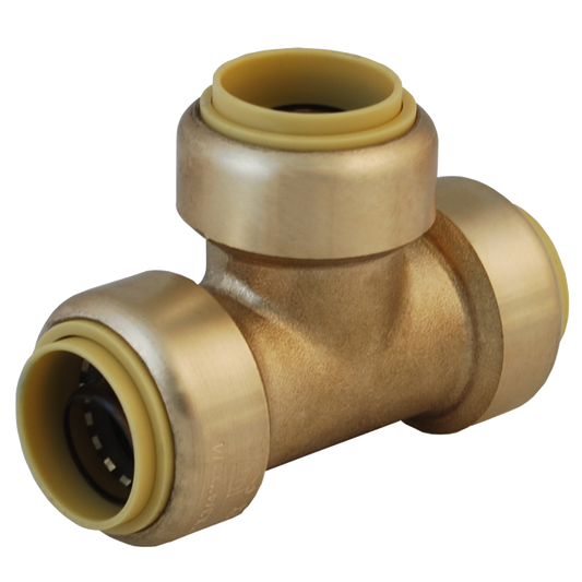 Legend Valves 456-186NL 3/4" Insta-Loc II No Lead DZR Forged Brass Push-Fit Tee