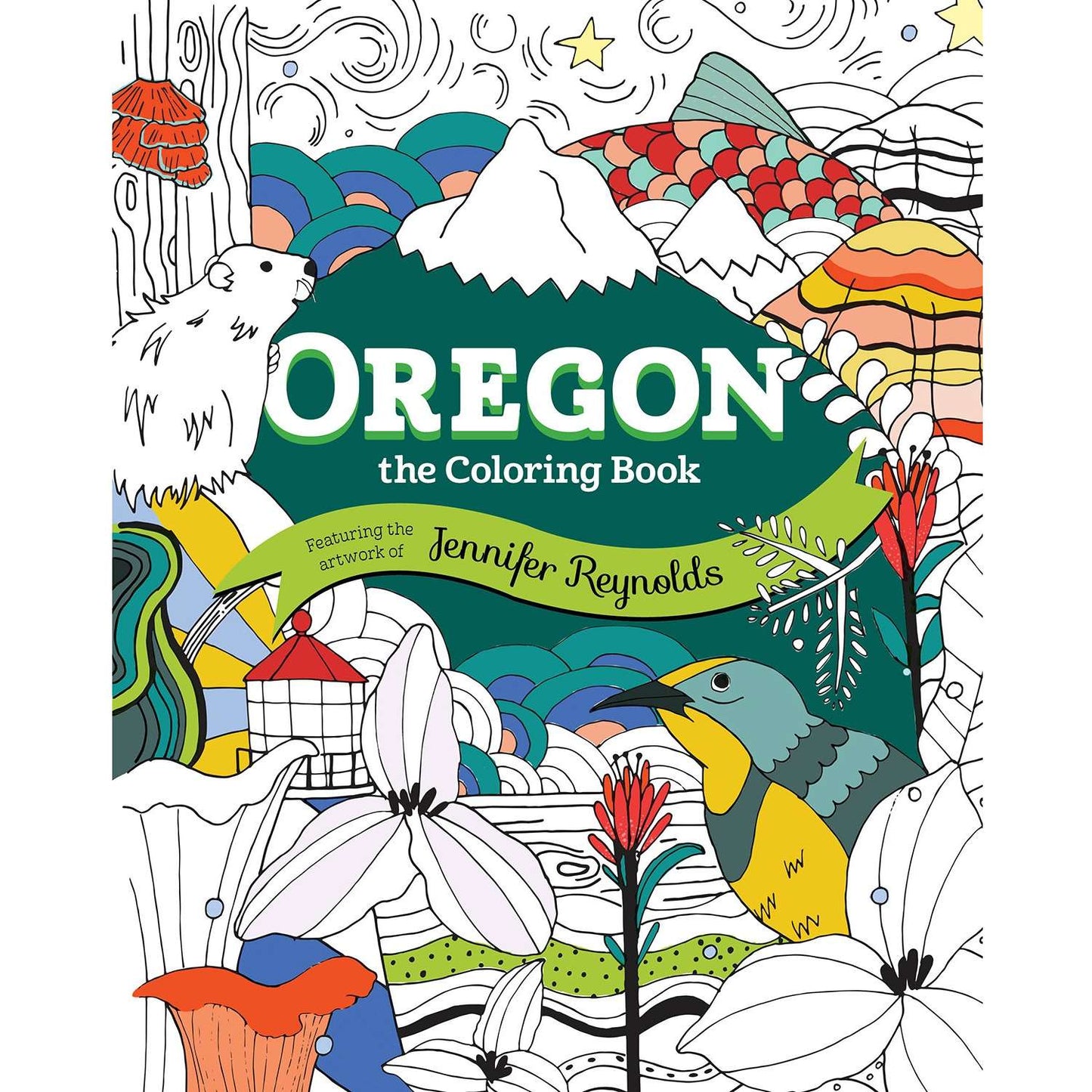 Paradise Clay IPS027 Oregon the Coloring Book - Book