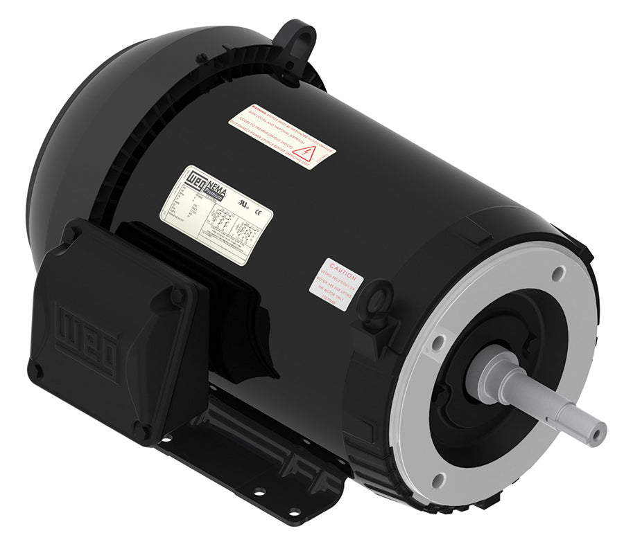 WEG 00112ET3E145JM-S 1HP,1200RPM,143/5JM Frame,JM-TEFC-3PH-RS (1 EA)