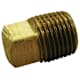 Jones Stephens B74302LF 1/4" Bronze Plug with Square Head