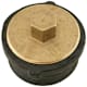 Jones Stephens C38504 4" No Hub Cleanout With 3-1/2" Raised Head Heavy Plug - 2-1/8" Height