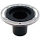 Jones Stephens C58234 3" ABS Closet Flange with Stainless Steel Ring less Knockout