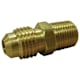 Jones Stephens F40122 7/8" x 3/4" Brass Flare x Male Half Union
