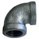 Jones Stephens G2350650 3" Galvanized Iron 90° Elbow, Banded