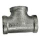Jones Stephens G4600100 3/4" Galvanized Iron Tee, Banded