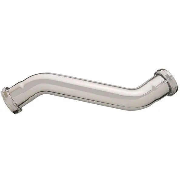 Jones Stephens P38047 1-1/2" x 12" Chrome Plated Brass Slip Joint Double Offset 22 Gauge