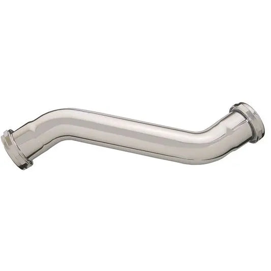 Jones Stephens P38047 1-1/2" x 12" Chrome Plated Brass Slip Joint Double Offset 22 Gauge