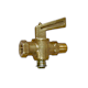 Jones Stephens N01027 1/8" FIP x 1/8" MIP Gas Shut-Off Valve