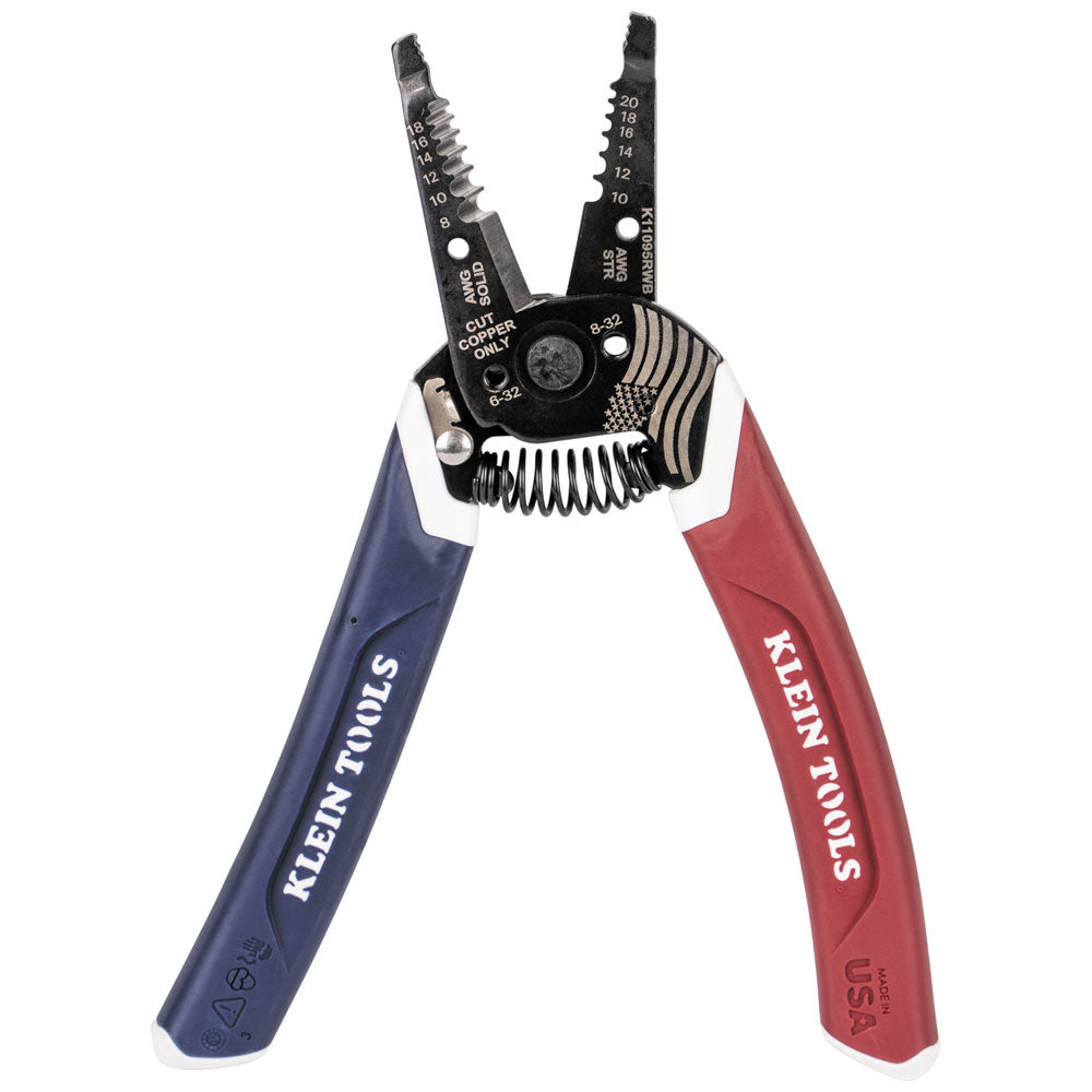 Klein Tools 94155 American Legacy Lineman Pliers and Klein-Kurve® Wire Stripper / Cutter