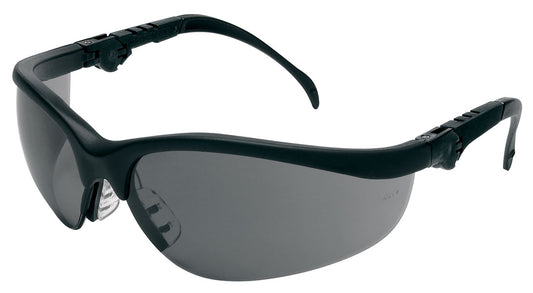 MCR Safety KD312 Klondike® KD3 Series Black Safety Glasses with Gray Lenses Soft and secure TPR nose piece (1 Pair)