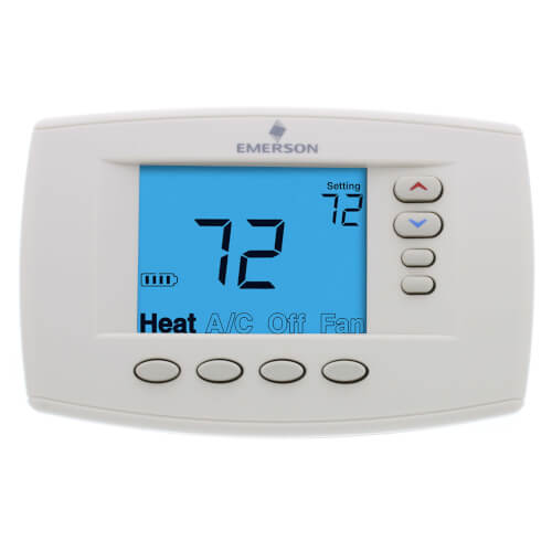 White Rodgers 1F95EZ-0671 Programmable, 4H/2C, Easy Reader Blue Digital Thermostat