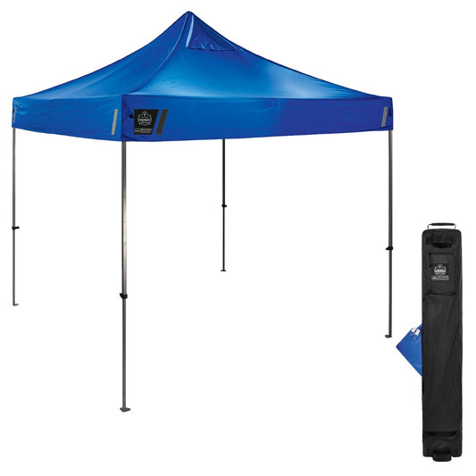 Shax 6000 Pallet of 20 Blue Heavy-Duty Pop-Up Tent - 10ft x 10ft