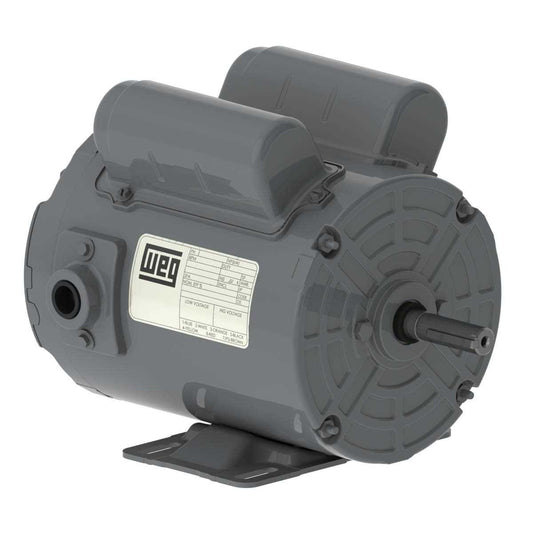 Weg Motors 13255342 Rolled Steel 0.75 HP 2P 56 1Ph 115/208-230 V 60 Hz IC410 - TEAO - Foot-mounted-Â .7536AS1RAF56Z-S