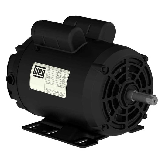 Weg Motors 11164442 Motor 6.4 HP 2P 182/4 1Ph 240 V 60 Hz IC01 - ODP - Foot-mounted-Â 00636OS1XCD182/4Y