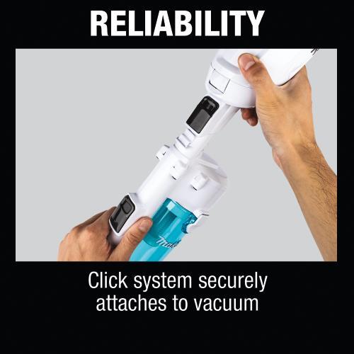 Makita 191D70-5 White Cyclonic Vacuum Attachment w/ Lock