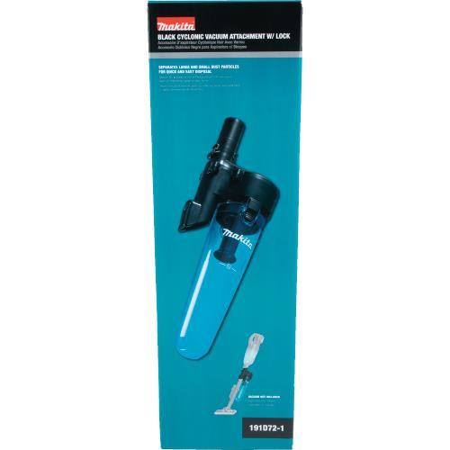 Makita 191D72-1 Black Cyclonic Vacuum Attachment w/ Lock