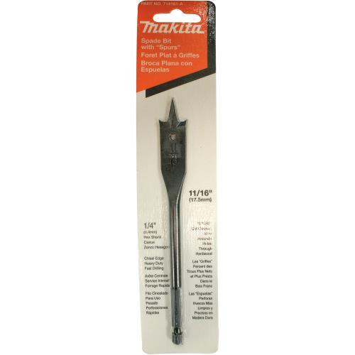 Makita 714161-A 11/16" x 6‘1/8" Spade Bit