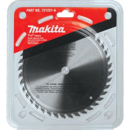 Makita 721251-A 7‘1/4" 40T Carbide‘Tipped Circular Saw Blade, Fine Crosscutting