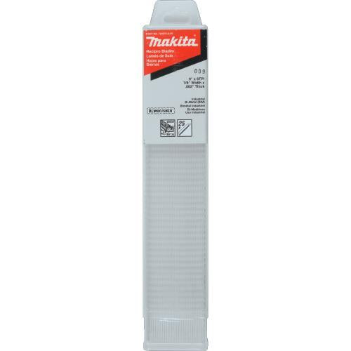 Makita 723073-A-25 9" Demolition Recipro Saw Blade, 6TPI, 25/pk