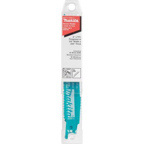 Makita 723083-A-5 6" Recipro Saw Blade, Progressive, 5/pk