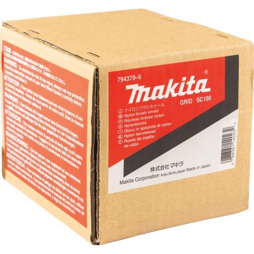 Makita 794379-6 Nylon Brush Wheel, 100 Grit, Medium