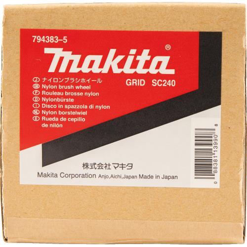 Makita 794383-5 Nylon Brush Wheel, 240 Grit, Fine