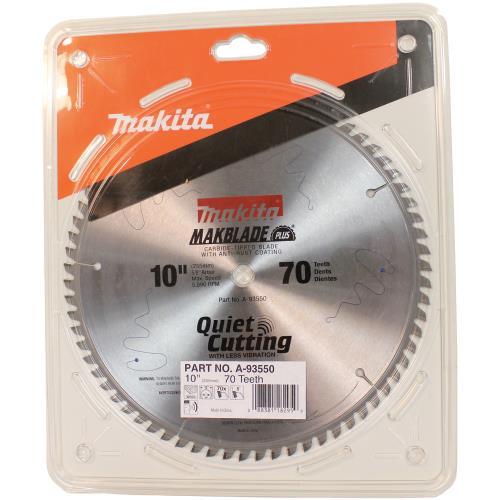 Makita A-93550 10" 70T Micro Polished Miter Saw Blade