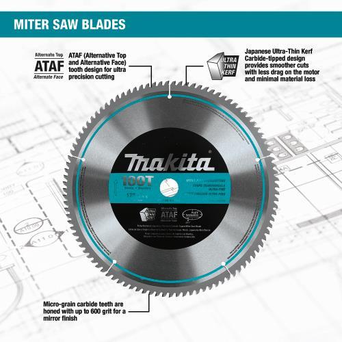 Makita A-93706 12" 40T Micro‘Polished Miter Saw Blade