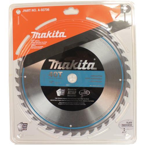 Makita A-93706 12" 40T Micro‘Polished Miter Saw Blade