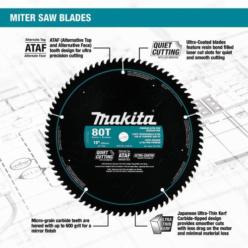 Makita A-94758 10" 40T Ultra‘Coated Miter Saw Blade