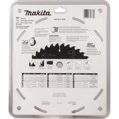 Makita A-94758 10" 40T Ultra‘Coated Miter Saw Blade